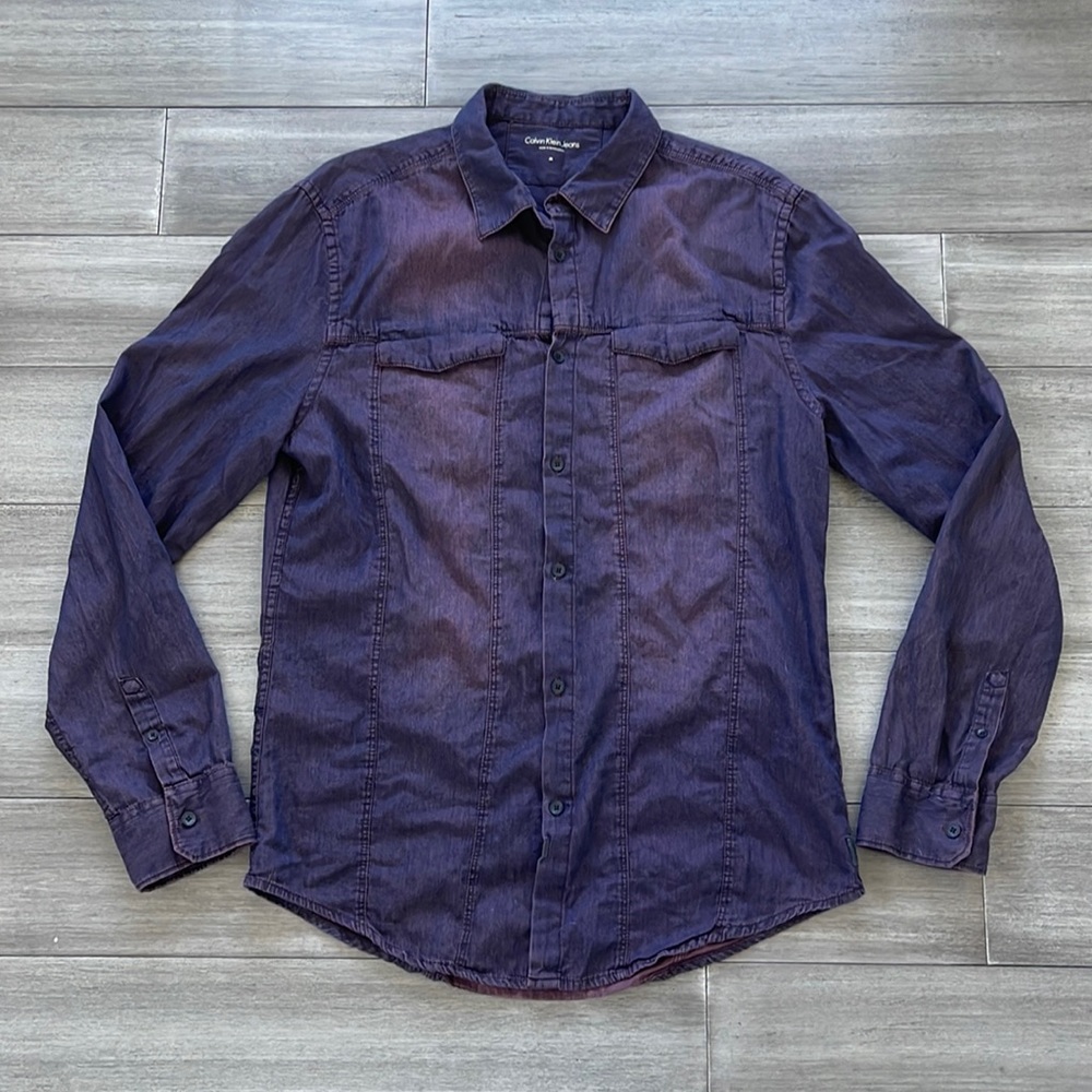 Calvin Klein Jeans cotton button down shirt